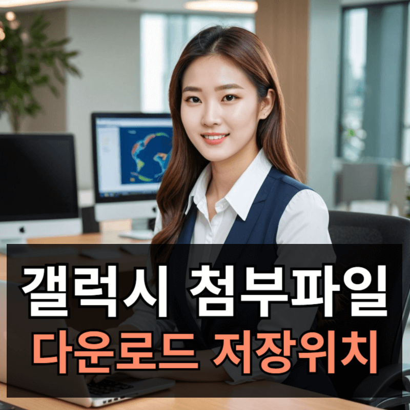 갤럭시 첨부파일 다운로드와 저장위치 쉽게 찾기