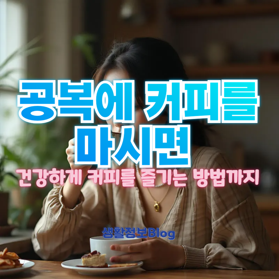 공복에 커피를 마시면