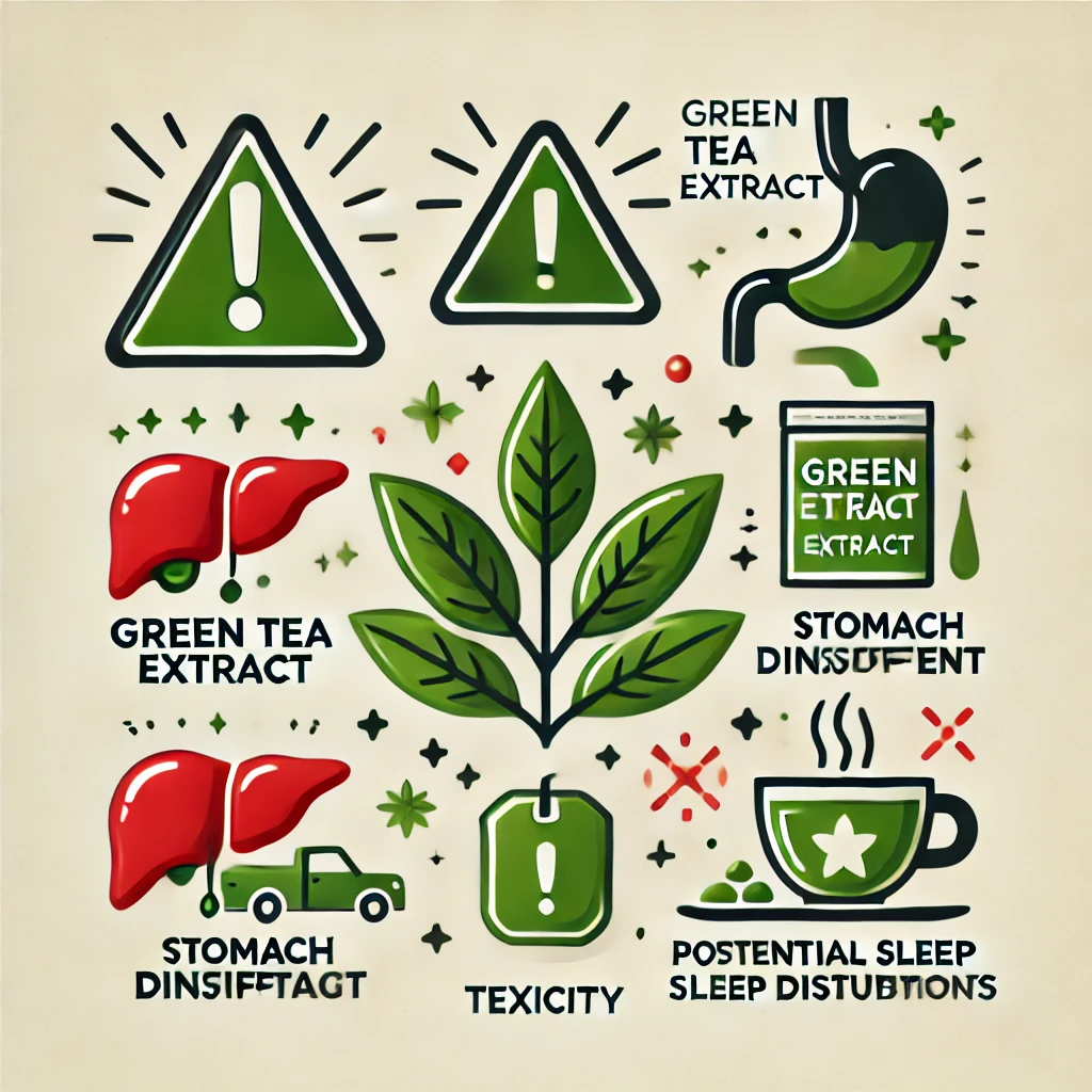 녹차 추출물 섭취 시 주의해야 할 부작용