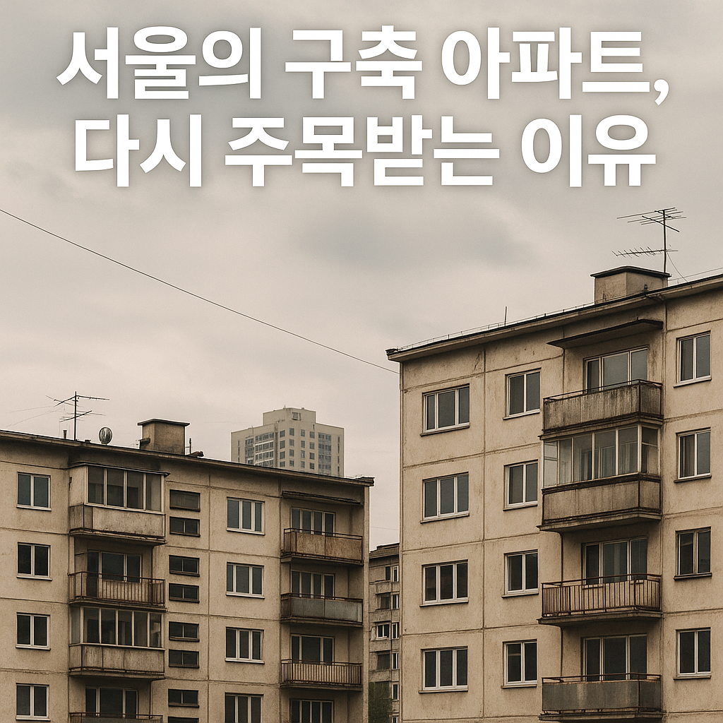 서울의 구축 아파트, 다시 주목받는 이유