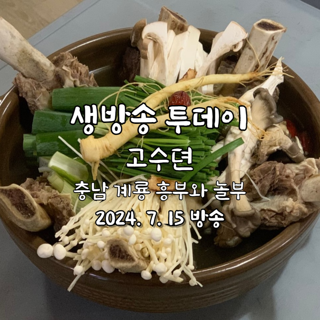 생방송 투데이 고수뎐 충남 계룡 흥부와 놀부