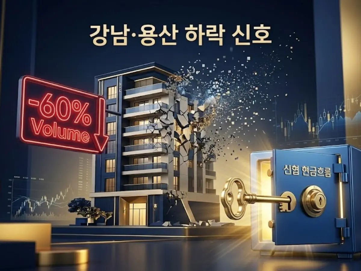 "외곽부터 빠진다는 공식은 끝났다" 강남&middot;용산 집값 먼저 꺾인 3가지 징후