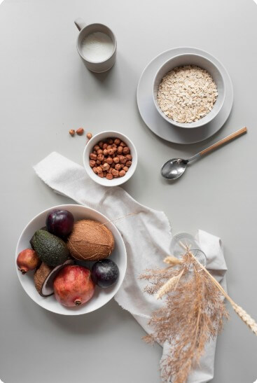 과일로 만든 한끼 식사