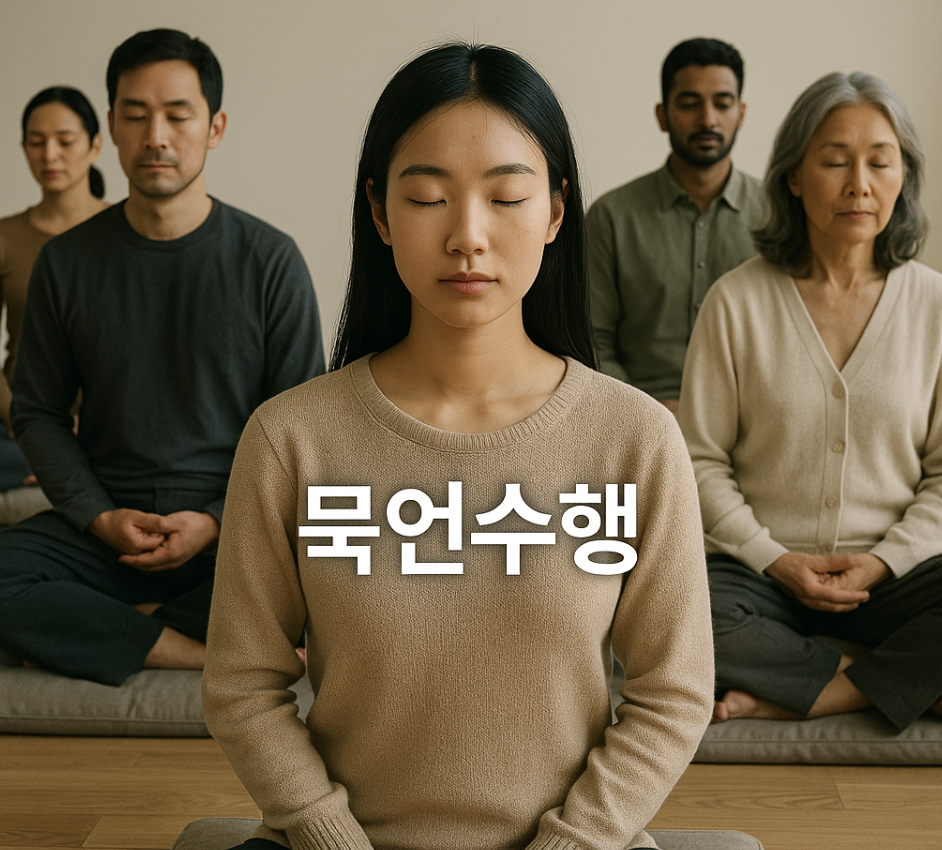 집단 무언 명상의 심리적 메커니즘과 심화 실습법