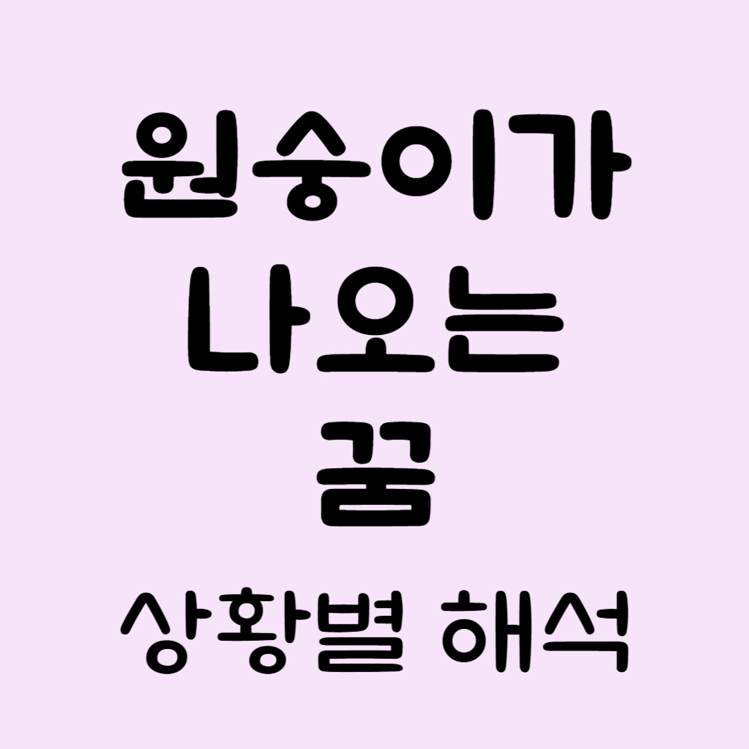 원숭이꿈