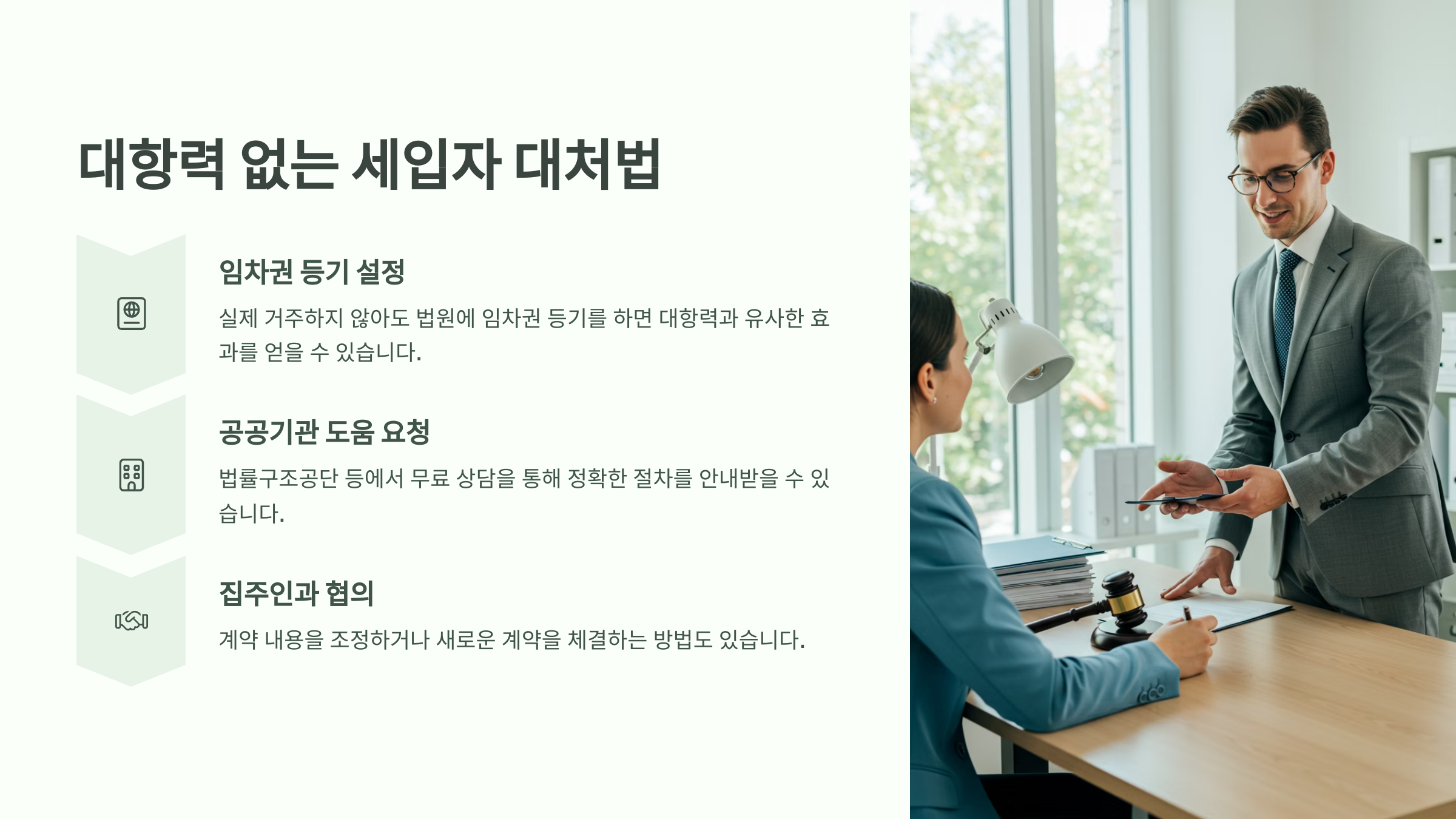 대항력 요건 3가지, 발생시기