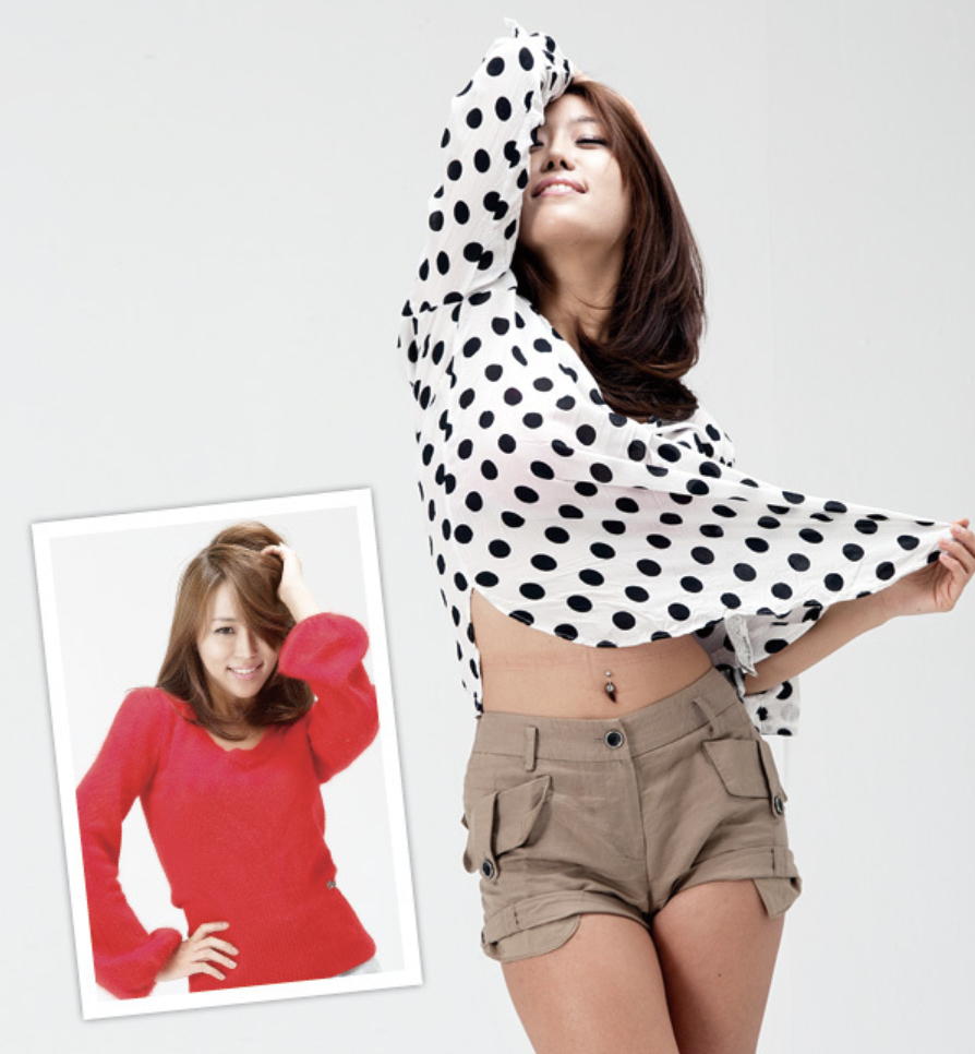 박혜신 허리 라인