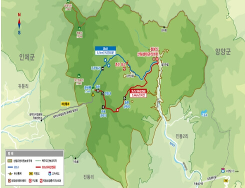 곰배령 예약 및 등산코스 안내
