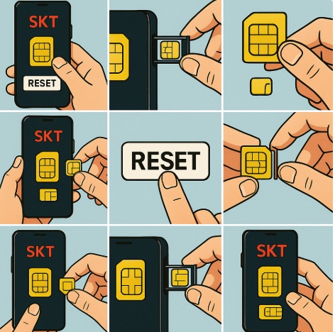 skt 유심 재설정, 유심(usim) 교체랑 같은 효과