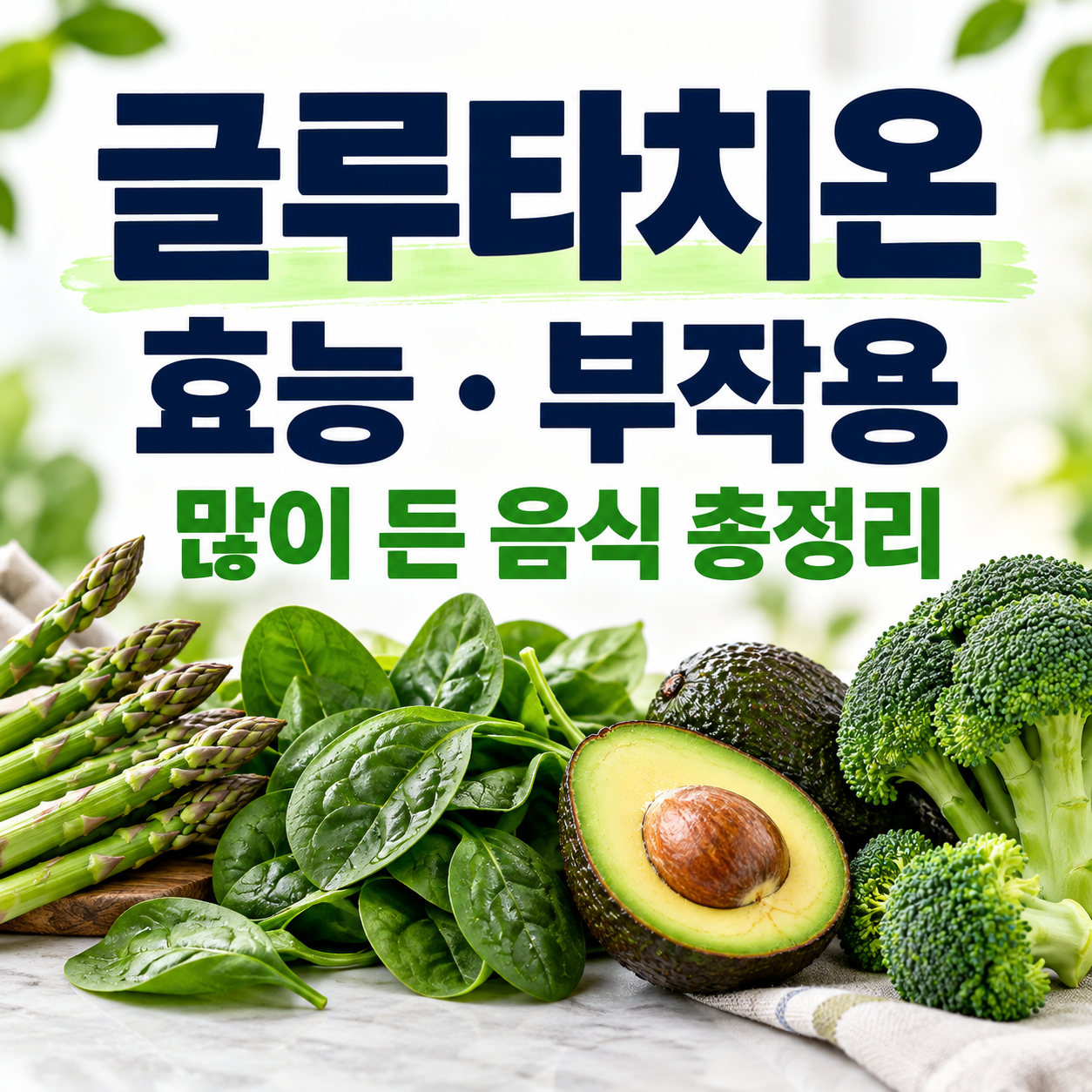 글루타치온 효능 부작용 많이 든 음식 총정리 썸네일