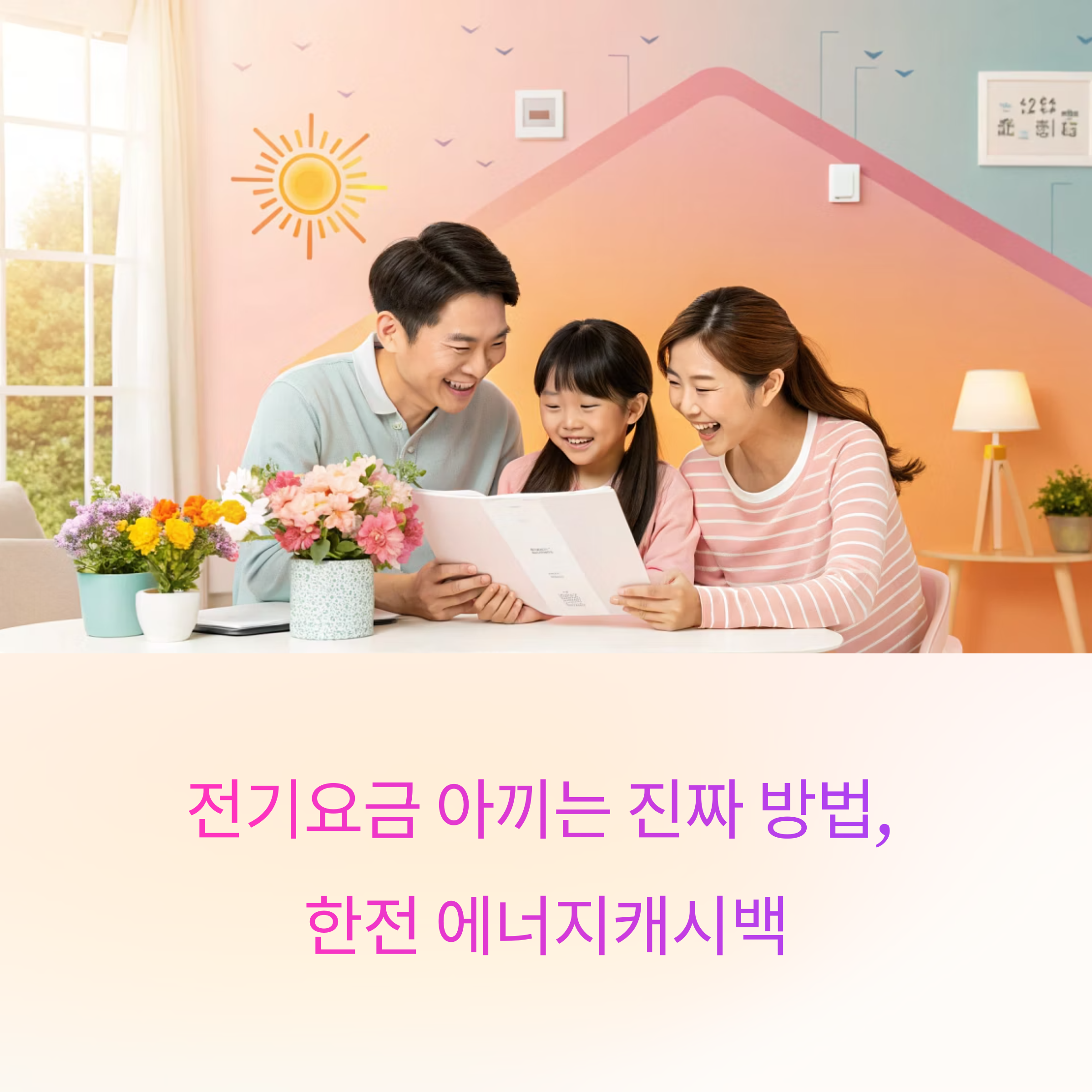 한전 에너지캐시백 신청 총정리