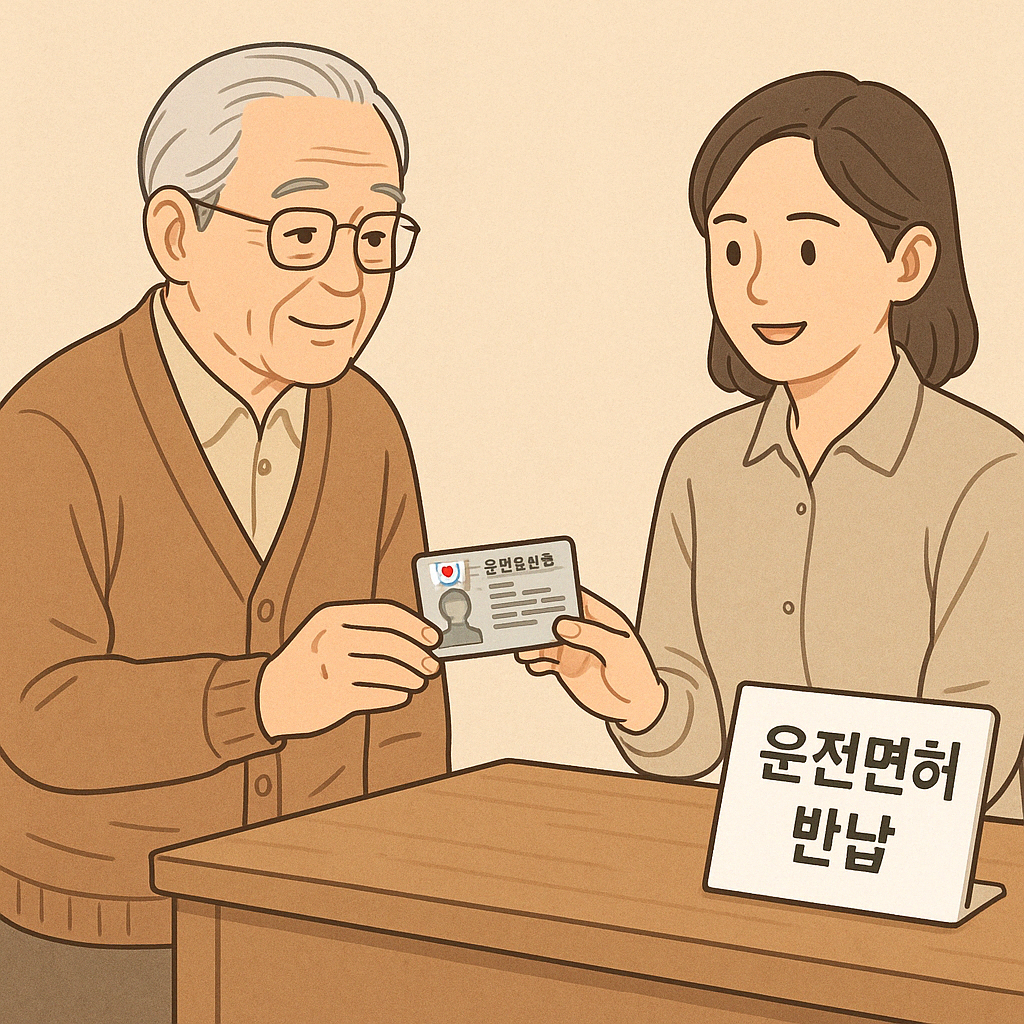 고령운전자 운전면허 자진반납 제도