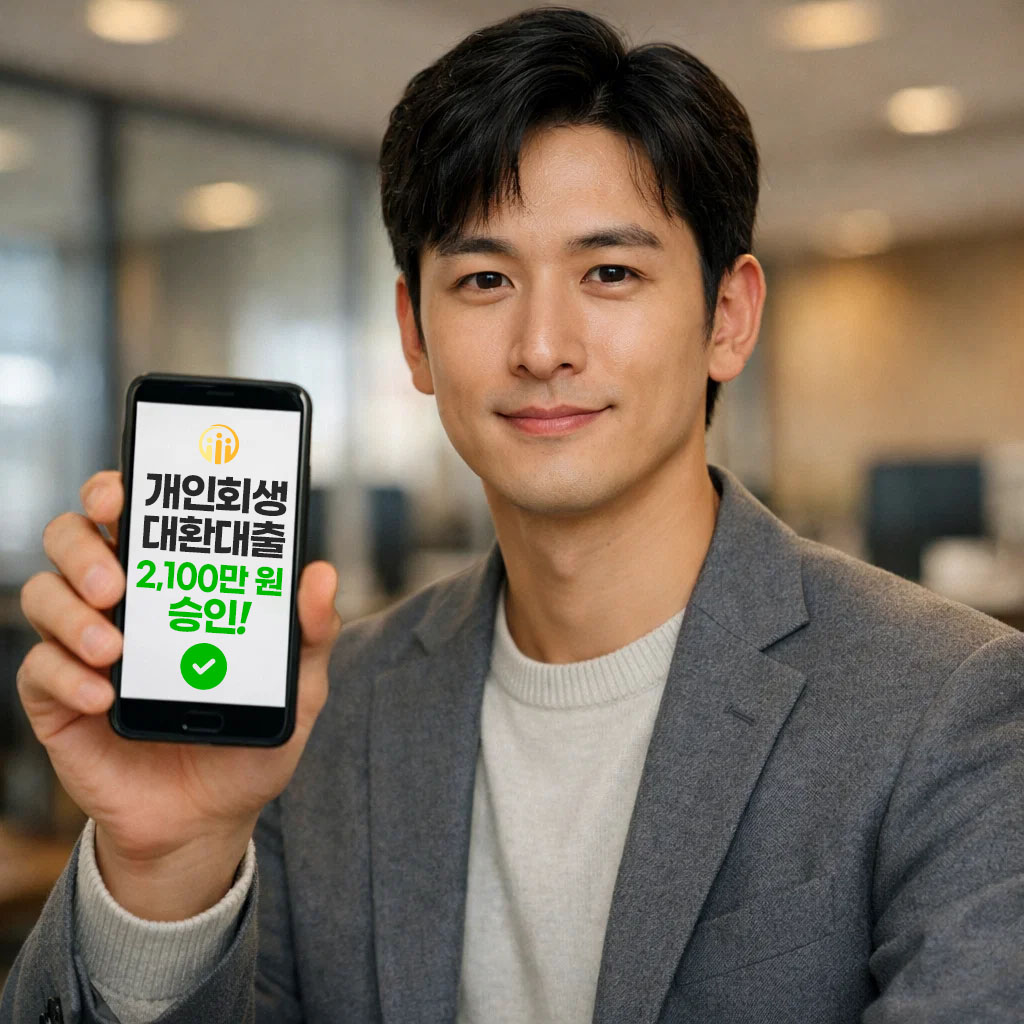 개인회생대환대출 2,100만 원 승인