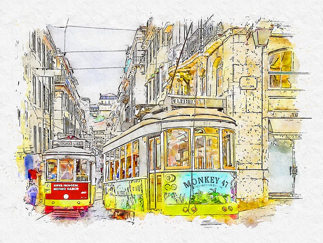 유럽 교통 관련 사진