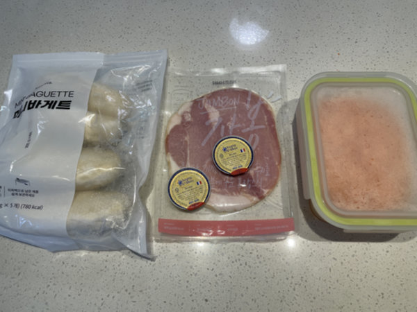 당근라페 샌드위치 - 재료 준비