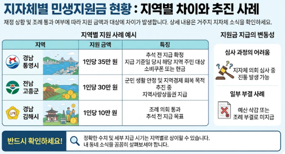 민생회복 지원금 혜택