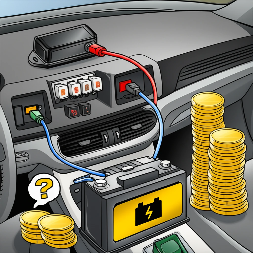 수입차 및 전기차 블랙박스 상시 전원..