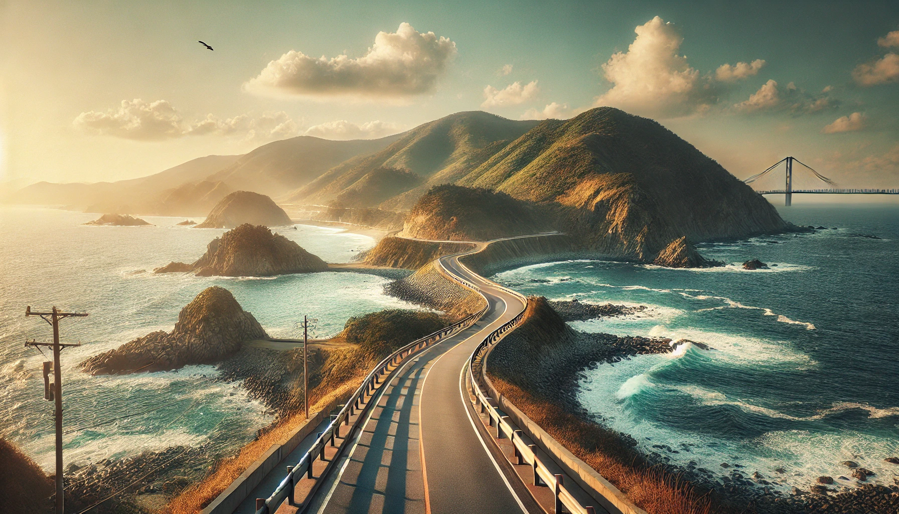 태안해안 국립공원 해안도로 드라이브 길 사진