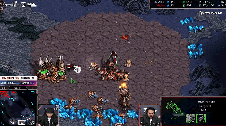SSL 스타리그 D조 최종전 벌처견제