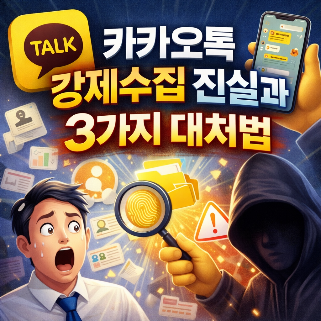 카카오톡 개인정보 관리하러 가기