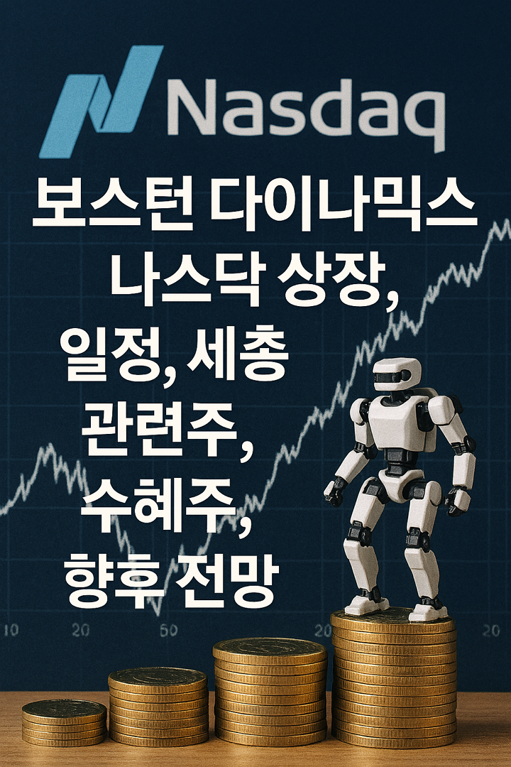 보스턴 다이나믹스 나스닥 상장, 일정, 시총 예측, 관련주, 수혜주, 향후 전망