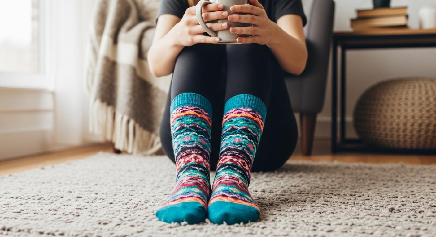 레깅스 양말 코디