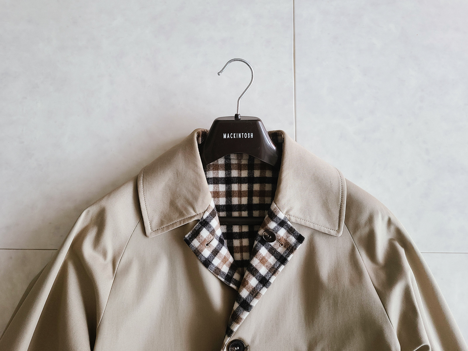 맥코트의 원조 맛집 매킨토시 레인코트