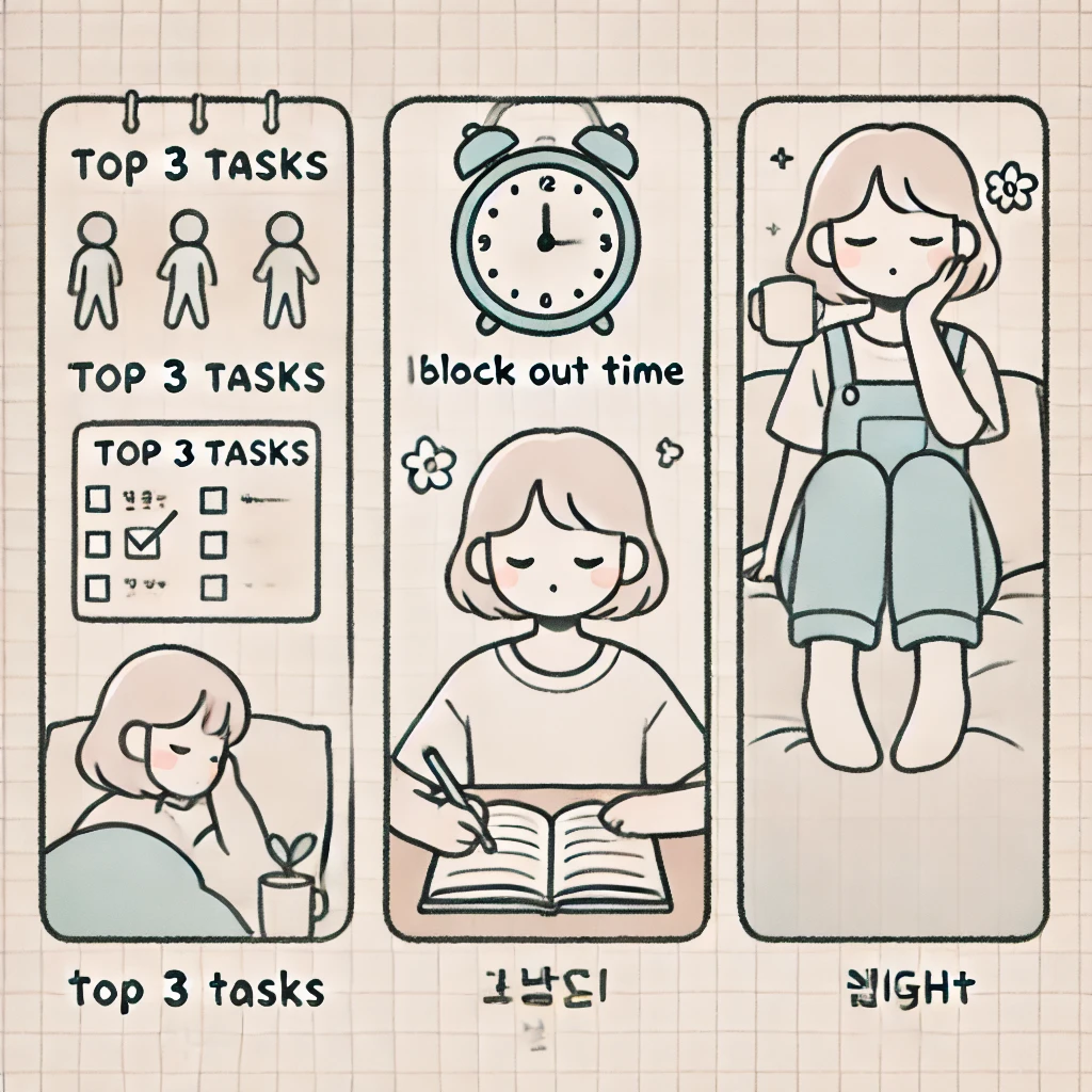 시간 낭비를 없애는 3가지 방법