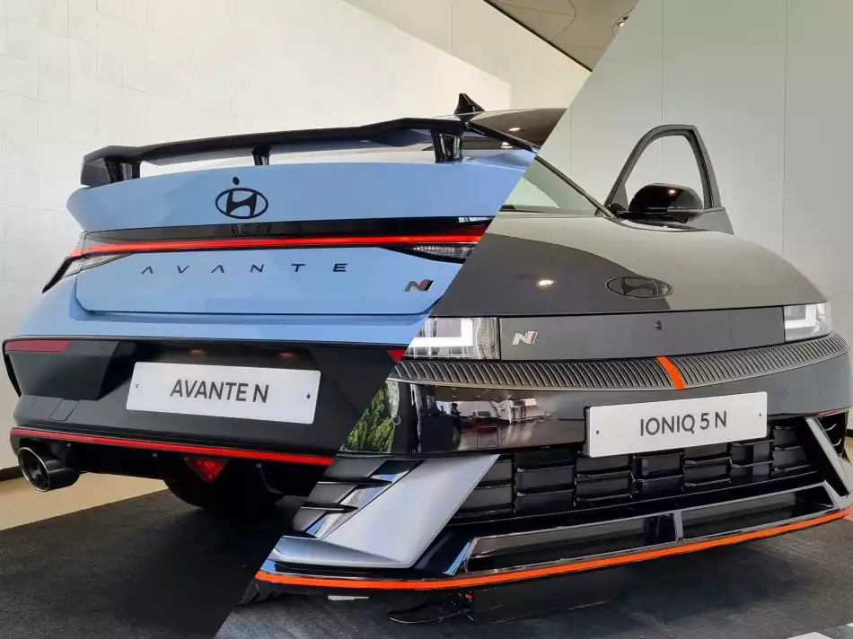 10월 16일 도입이 예정된 쏘카 아반떼 N, 아이오닉 5 N입니다.