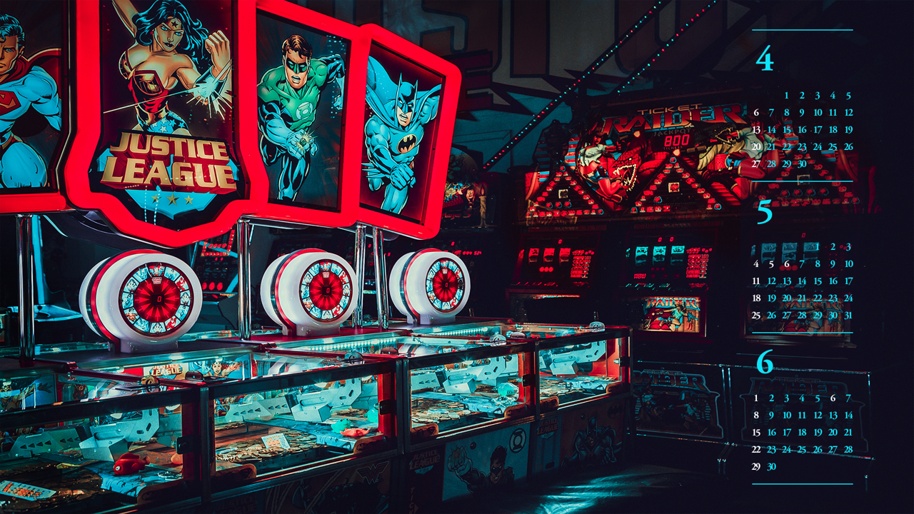 12 오락실 B - 2025년5월 노트북배경화면