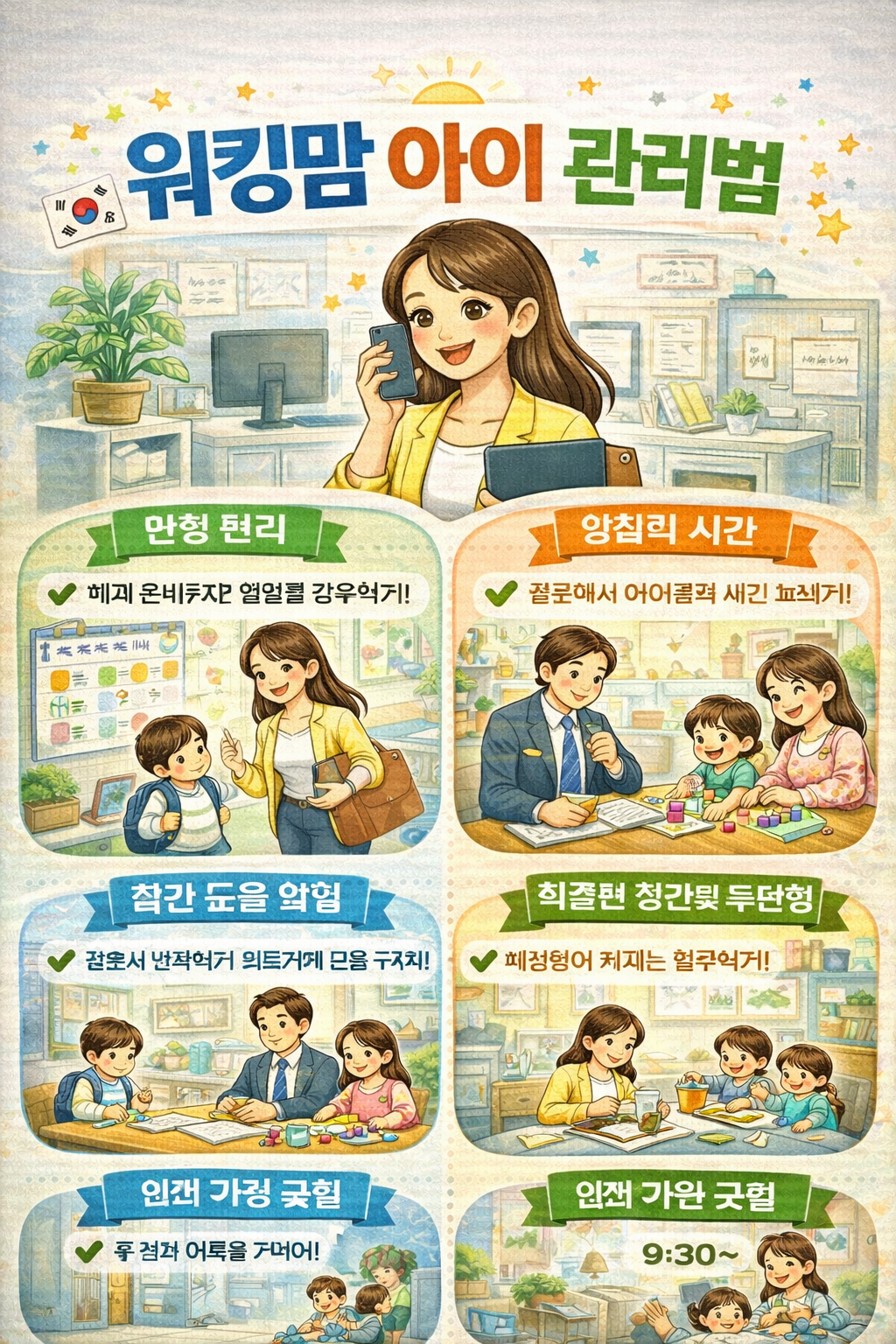 워킹맘 아이 관리법 관련 사진