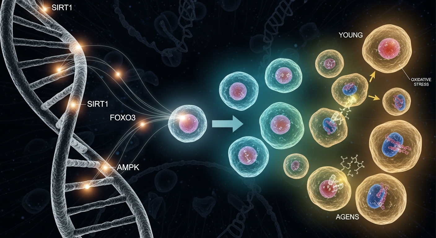 장수 유전자와 세포 노화의 관계