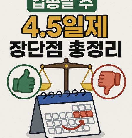 업종별 주 4.5일제 총정리