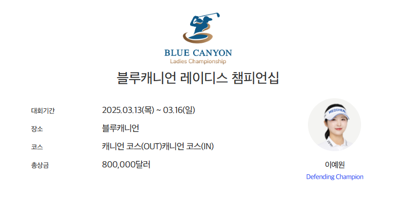KLPGA 2025 시즌 개막전 경기 모습. 선수들이 티샷을 날리거나 퍼팅을 시도하는 순간, 갤러리들이 경기를 지켜보는 장면