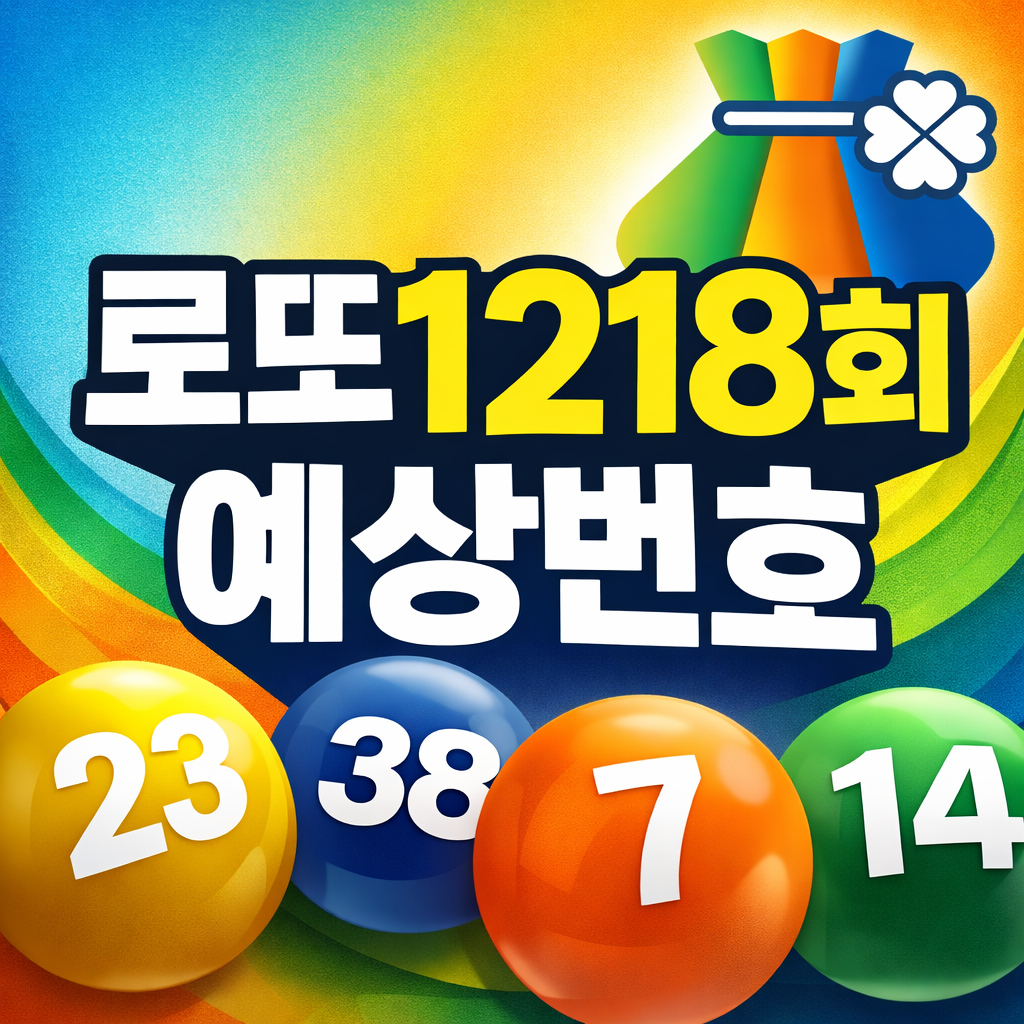 로또1218회예상번호