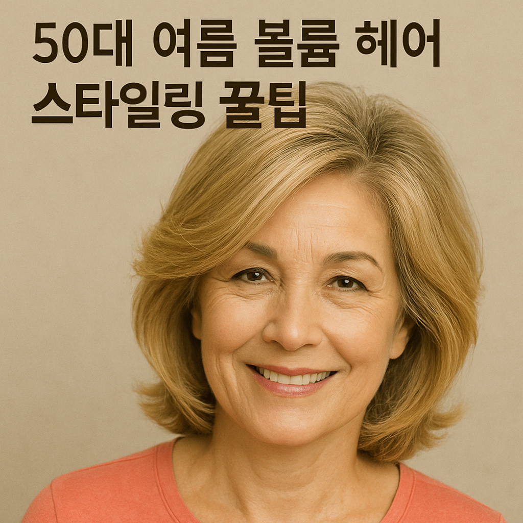 헤어 볼륨 살리는 법