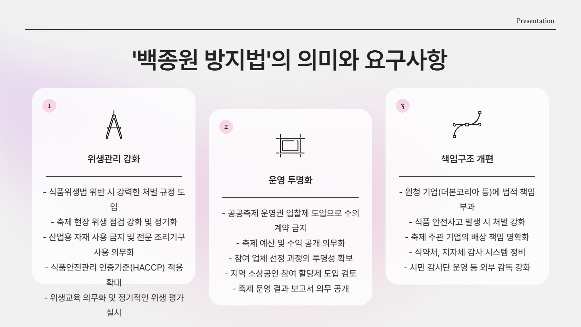 '백종원 방지법'이란 무엇인가?