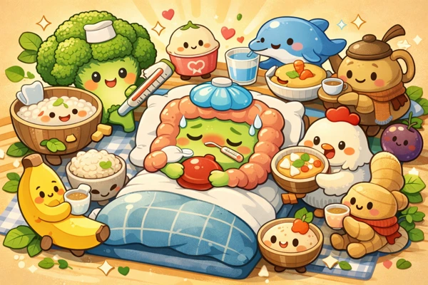 장을 쉬게 하는 회복 식사