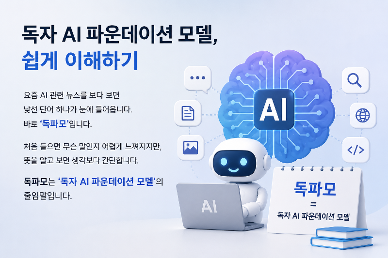 독자 AI 파운데이션 모델, 쉽게 이해하기
