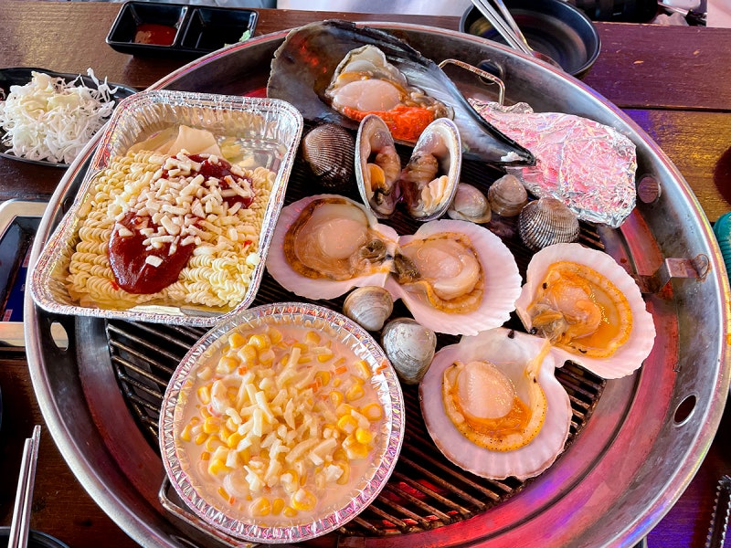 제부도 바다뷰 조개구이 '매바위횟집'