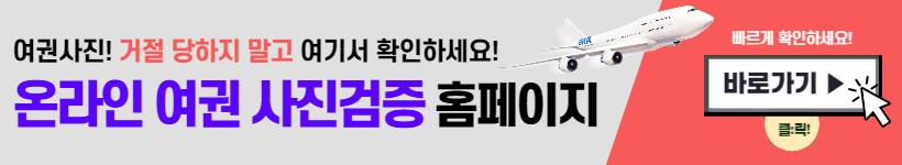 여권사진 규정 (여권 갱신 준비물)
