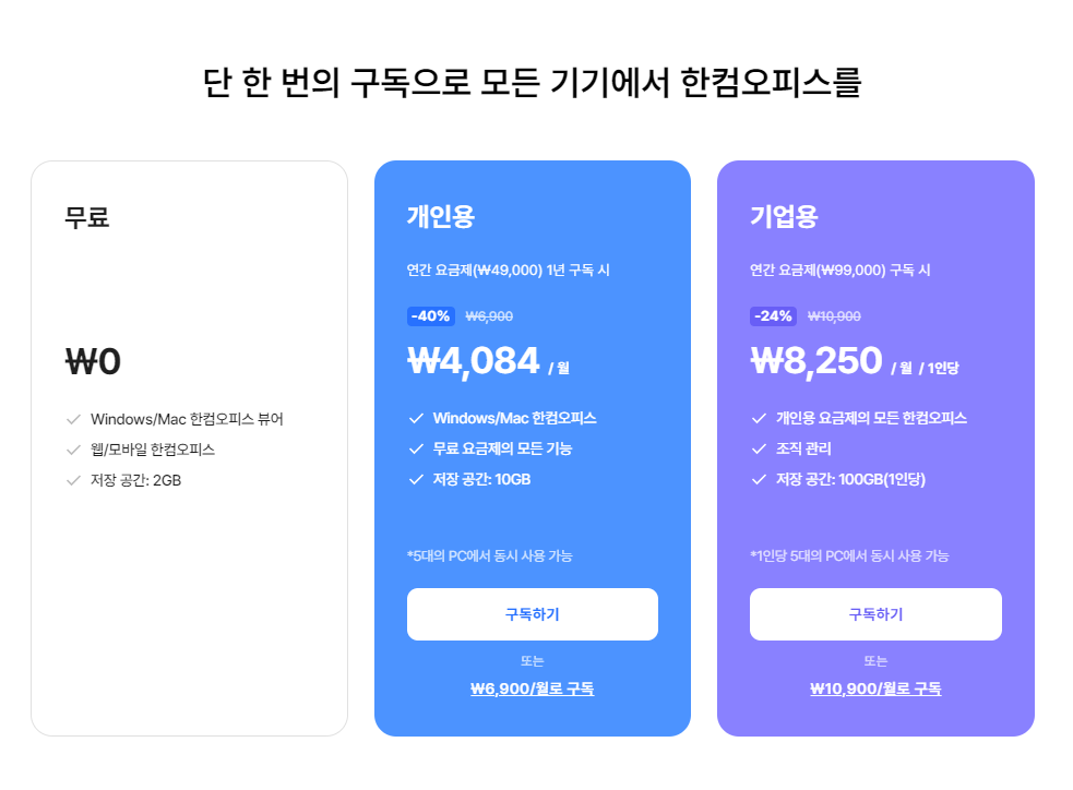 한글오피스무료