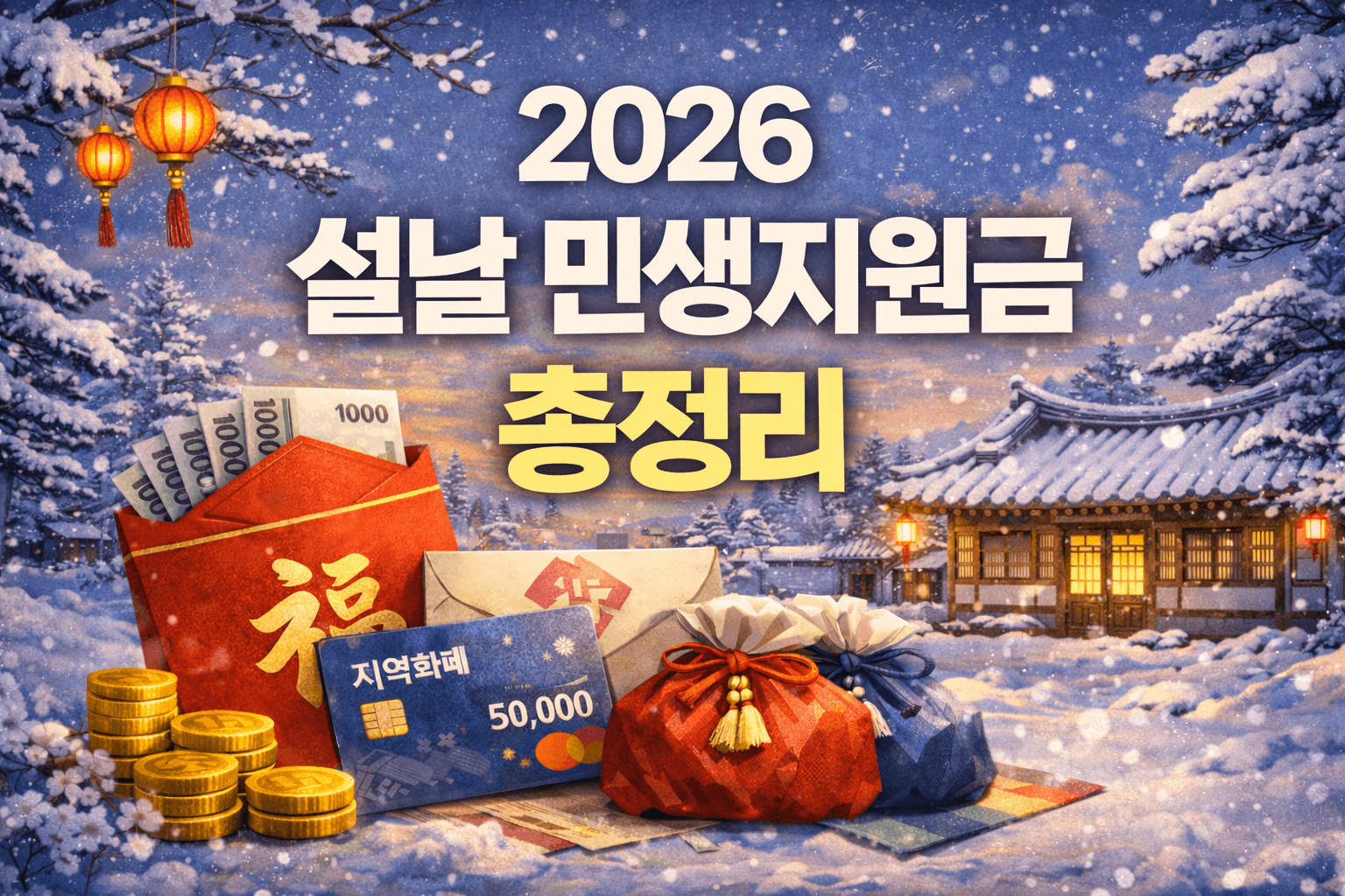 설날 민생지원금 총정리