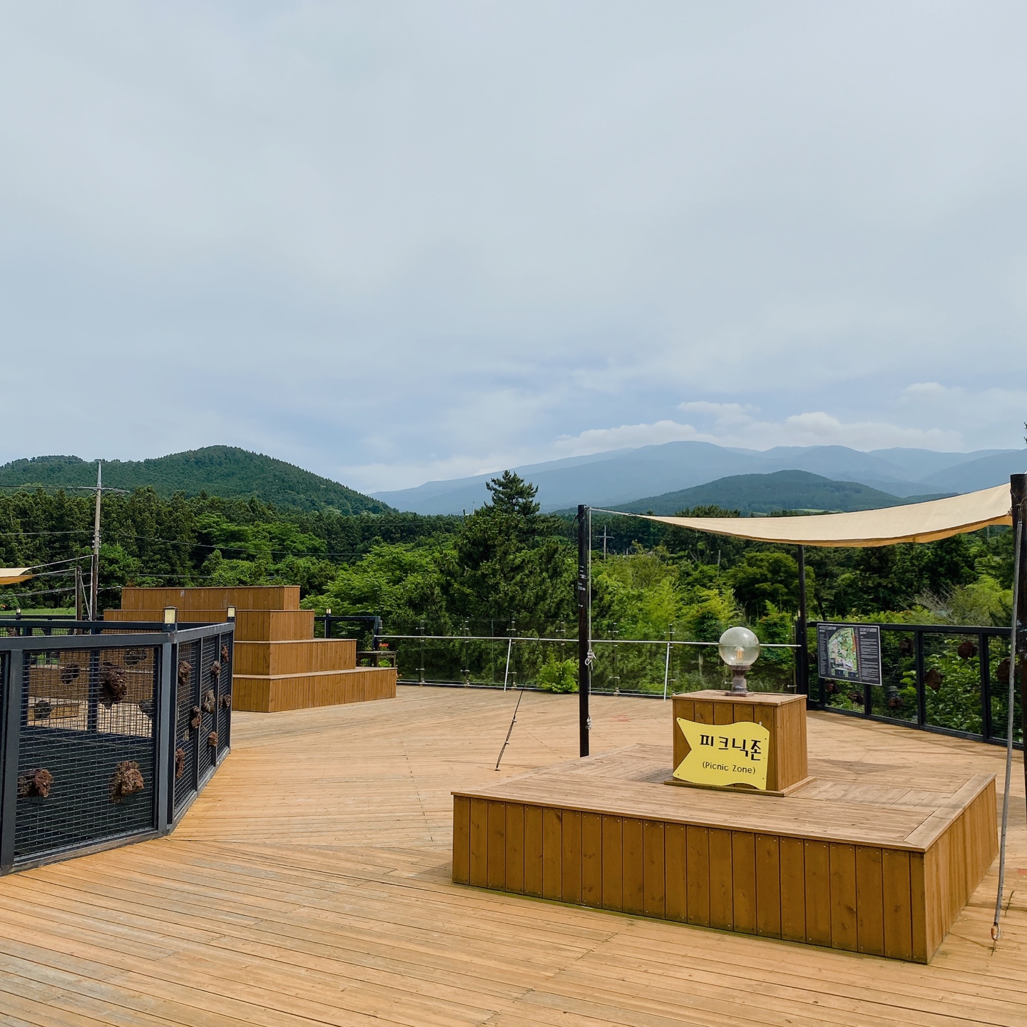 제주 노형동 러브랜드 정원카페 미스틱3도 피크닉 한라봉 흑돼지