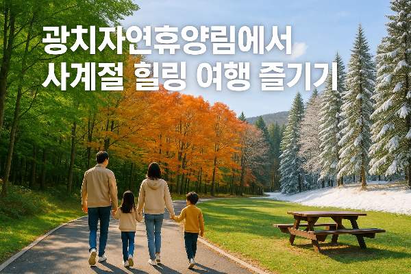 광치자연휴양림에서 사계절 힐링 여행 즐기기