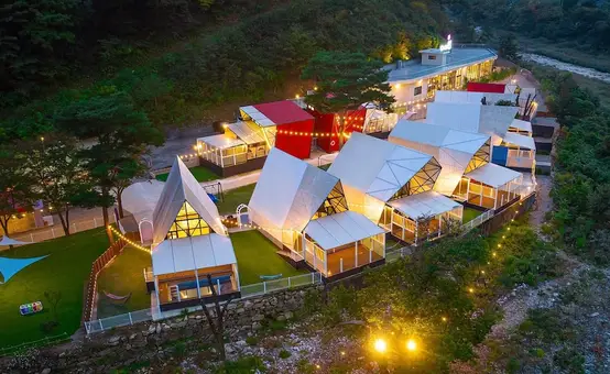 애견 동반 글램핑