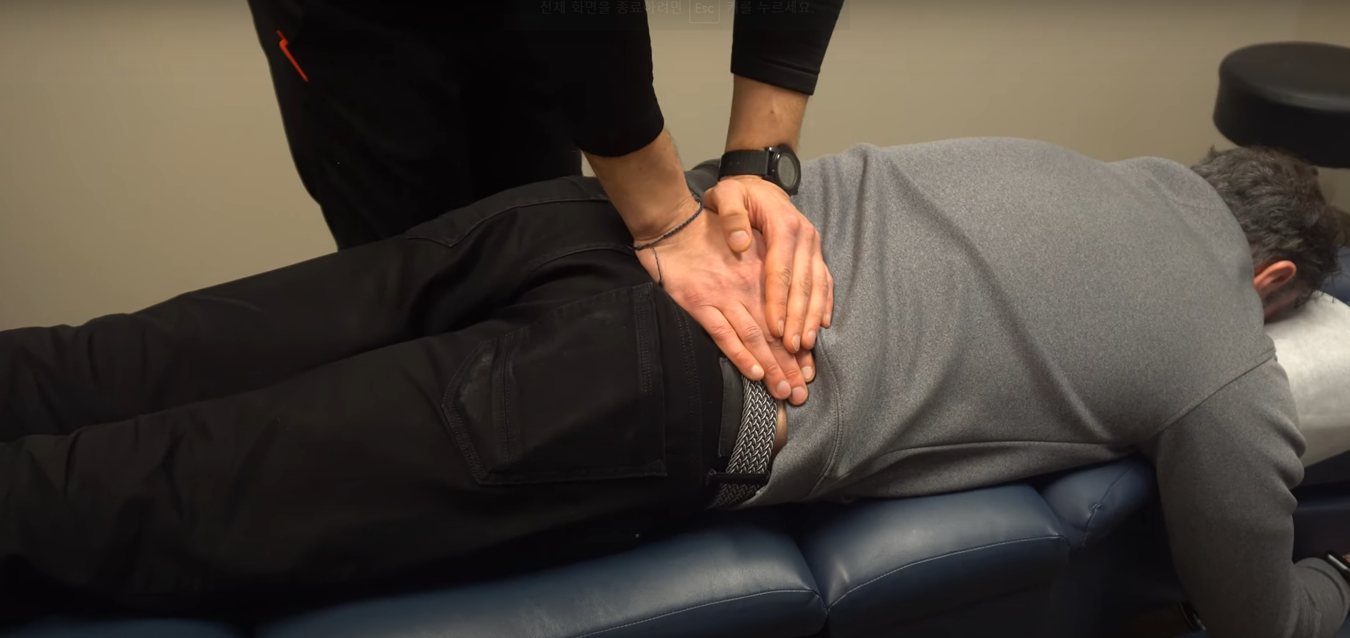 Drop Technique사용 시술중