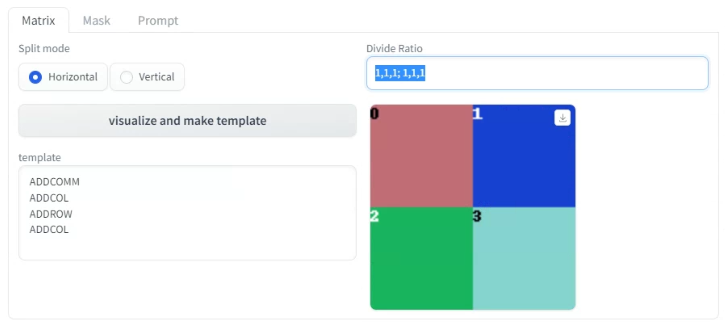 수평수직 분할 방법