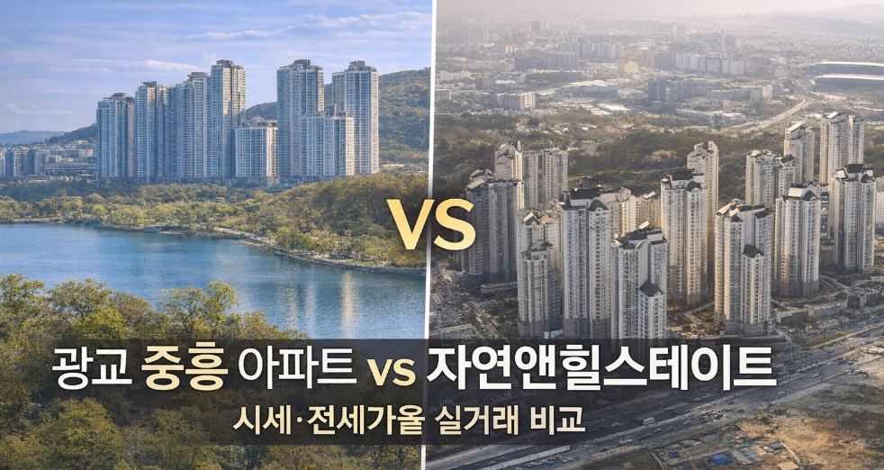 광교아파트비교