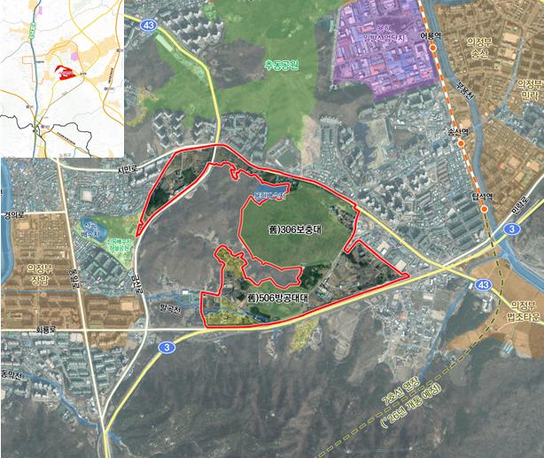 그린벨트 해제 지역 용현